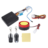 BOROCO Motorbike Anti-Theft Alarm Kit Jednosměrné dálkové ovládání Vodotěsné Univerzální 12V